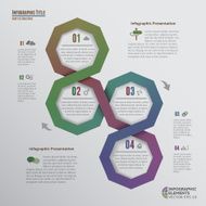Octagons Infographic Elements
