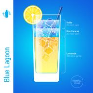 Blue Lagoon cocktail