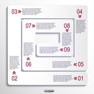 Infographics vector design template N158