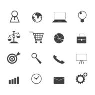 Business icons set N83