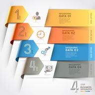 Abstract arrow infographics template