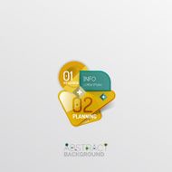 Geometric abstract shape infographic layouts N18