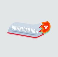 Colorful download web button Modern flat design N63