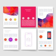 Templates Design Set of Web Mail Brochures Mobile Technology Infographic N129
