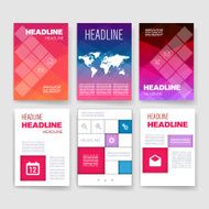 Templates Design Set of Web Mail Brochures Mobile Technology Infographic N176