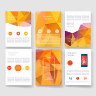 Templates Design Set of Web Mail Brochures Mobile Technology Infographic N182