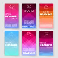 Templates Design Set of Web Mail Brochures Mobile Technology Infographic N183