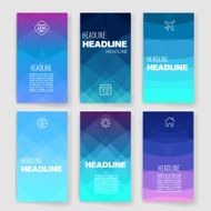 Templates Design Set of Web Mail Brochures Mobile Technology Infographic N185