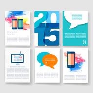 Templates Design Set of Web Mail Brochures Mobile Technology Infographic N192