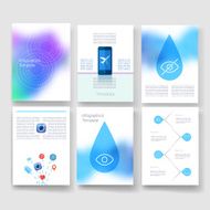 Templates Design Set of Web Mail Brochures Mobile Technology Infographic N237