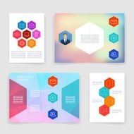 Templates Design Set of Web Mail Brochures Mobile Technology Infographic N247