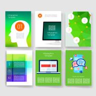 Templates Design Set of Web Mail Brochures Mobile Technology Infographic N250