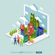 City on Laptop N5