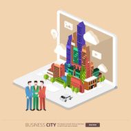 City on Laptop N7