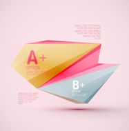 Geometric shapes in the air Vector abstract background N195