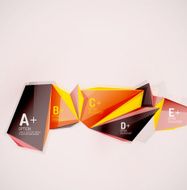 Geometric shapes in the air Vector abstract background N196