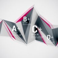 Geometric shapes in the air Vector abstract background N199
