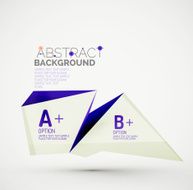 Geometric shapes with sample text Abstract template N139