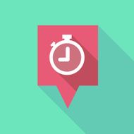Tooltip icon with a timer