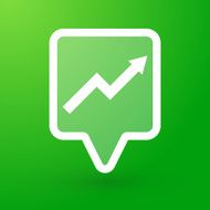Square tooltip with a graph