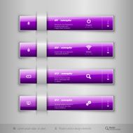 Modern business tabs infographics template for web design or N13