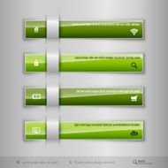 Modern business tabs infographics template for web design or N15