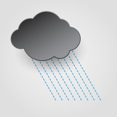 Rainy cloud icon