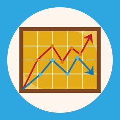 Financial charts theme elements N8