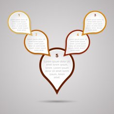 Vector colorful diagram N9