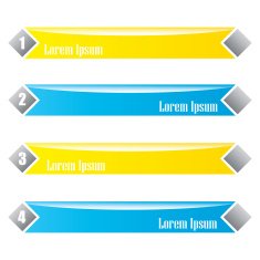 Modern infographics options banner N279