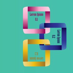 Modern infographics options banner N281