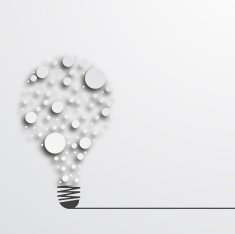 Vector modern idea icon background