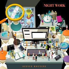 work overtime concept