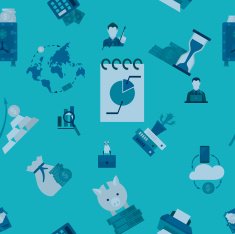 Business and Finance Seamless Pattern N19