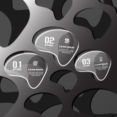 Infographics transparent banner