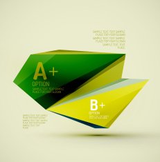 Geometric shapes in the air Vector abstract background N3