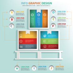 Shipping and cargo info graphic clean vector