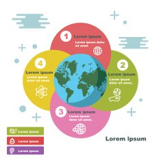 earth infographic templates