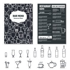 Drinks Menu Template