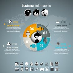 business infographic N225