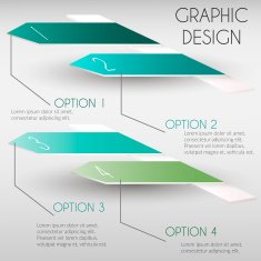 Graphic design with arrows