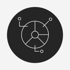 Information chart line icon N56
