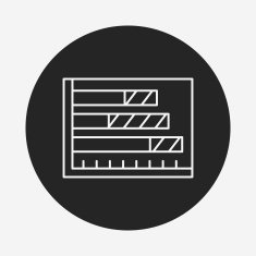Information chart line icon N72