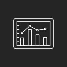 Information chart line icon N81