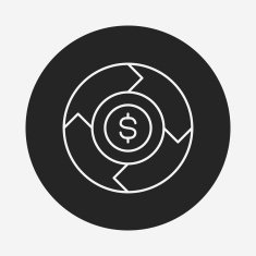 Information chart line icon N100