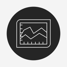 Information chart line icon N108