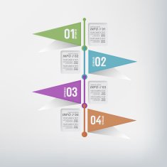 Modern design for business info graphic N17