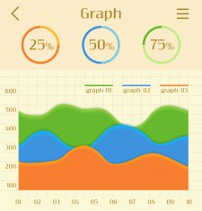 Abstract business colorful infographic elements