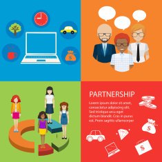 Series of infographics for social media