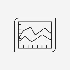 Information chart line icon N111